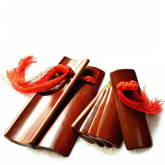Traditional Bamboo Clapper Tianjin Fast Board Percussion Instrument Professional or Beginner Use Chinese Folk Rhythm Tool Adult