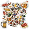 thumbnail image 1 of Traditional Bavarian Stationery Stickers Beer Graffiti Decals Accordion Kids Stickers Toy for Laptops Suitcases Phone, 1 of 9