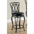 thumbnail image 1 of Traditional Black Upholstered Swivel - Dining Room Choice, 1 of 2