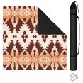 thumbnail image 1 of Traditional Boho Design Rubber Playing Surface for Mahjong 31.5 Inch Square Extra Large Mat with Non-Slip Grip and Quiet Texture for Board Games, 1 of 2
