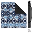thumbnail image 1 of Traditional Boho Design Rubber Playing Surface for Mahjong 31.5 Inch Square Extra Large Mat with Non-Slip Grip and Quiet Texture for Board Games, 1 of 7