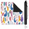 thumbnail image 1 of Traditional Boho Pattern Anti-Skid Rubber Table Topper 31.5x31.5 Inch Mahjong Playing Mat with Quiet Surface for Card Games Board Games and Game Nights, 1 of 7