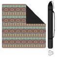 thumbnail image 1 of Traditional Boho Pattern Anti-Skid Rubber Table Topper 31.5x31.5 Inch Mahjong Playing Mat with Quiet Surface for Card Games Board Games and Game Nights, 1 of 7