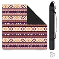 thumbnail image 1 of Traditional Boho Style Rubber Game Room Cover 31.5 Inch Square Large Mahjong Table Mat with Non-Slip Backing and Noise Dampening for Tiles and Cards, 1 of 7