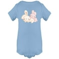 thumbnail image 1 of Traditional Bunnies Bodysuit Infant -Image by Shutterstock,  24 Months, 1 of 2
