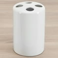 thumbnail image 1 of Traditional Ceramic Toothbrush Holder, Old Fashioned Ottoman Moroccan Star Antique Middle Eastern Motif, Decorative Versatile Countertop for Bathroom, 4.5" X 2.7", Multicolor, 1 of 4