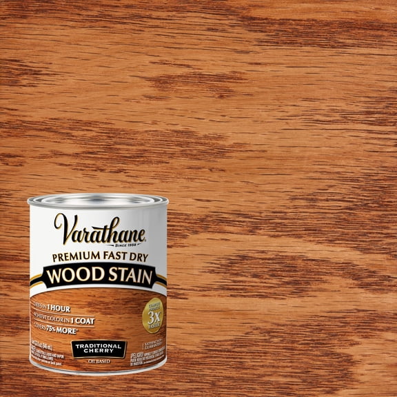Traditional Cherry, Varathane Premium Fast Dry Wood Stain-262008, 32 fl oz