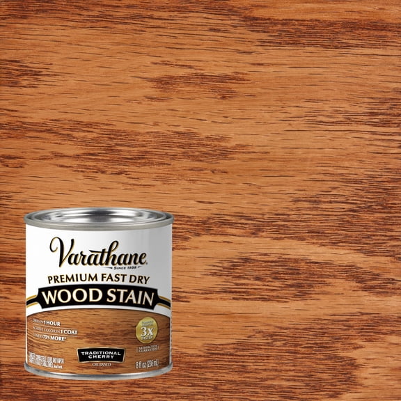 Traditional Cherry, Varathane Premium Fast Dry Wood Stain-262027, 8 fl oz