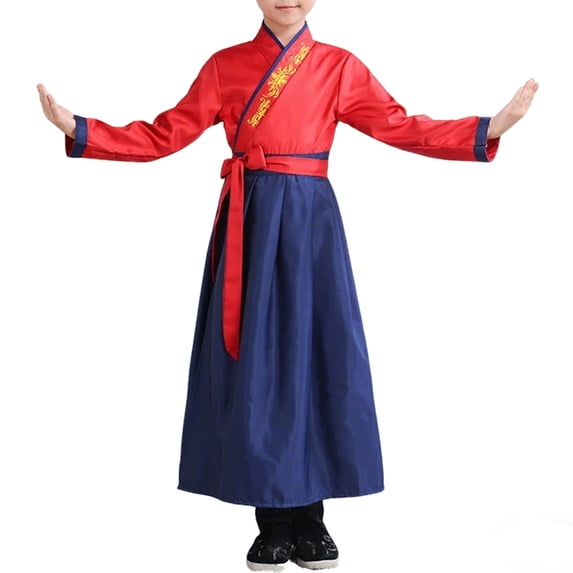 Traditional Chinese Ancient Outfit For Boys Kids Historical Garment