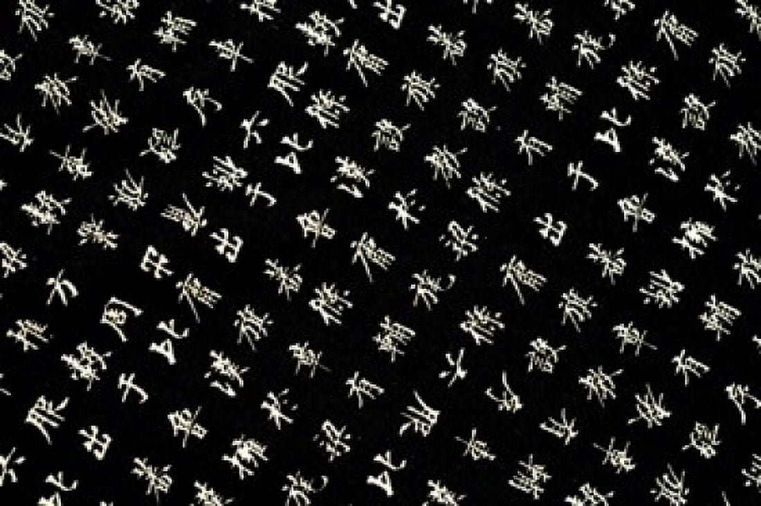 Traditional Chinese Characters China Canvas Art - Cindy Miller Hopkins DanitaDelimont (17 x 11)