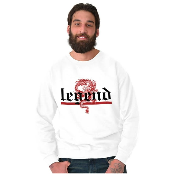 Traditional Chinese Dragon Legend Sweatshirt for Men or Women Brisco Brands X