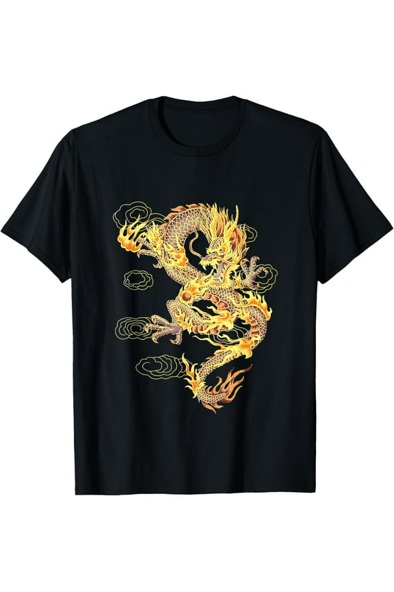 Traditional Chinese Dragon Symbol Of Power and Strength Mens T-Shirt