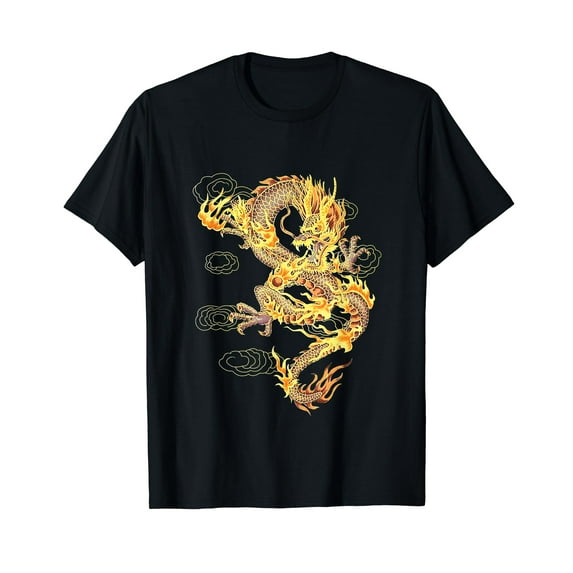 Traditional Chinese Dragon Symbol Of Power and Strength Vintage T-Shirt
