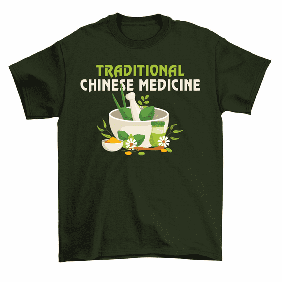 Traditional Chinese Medicine Medicinal Plants T-Shirt Men Women
