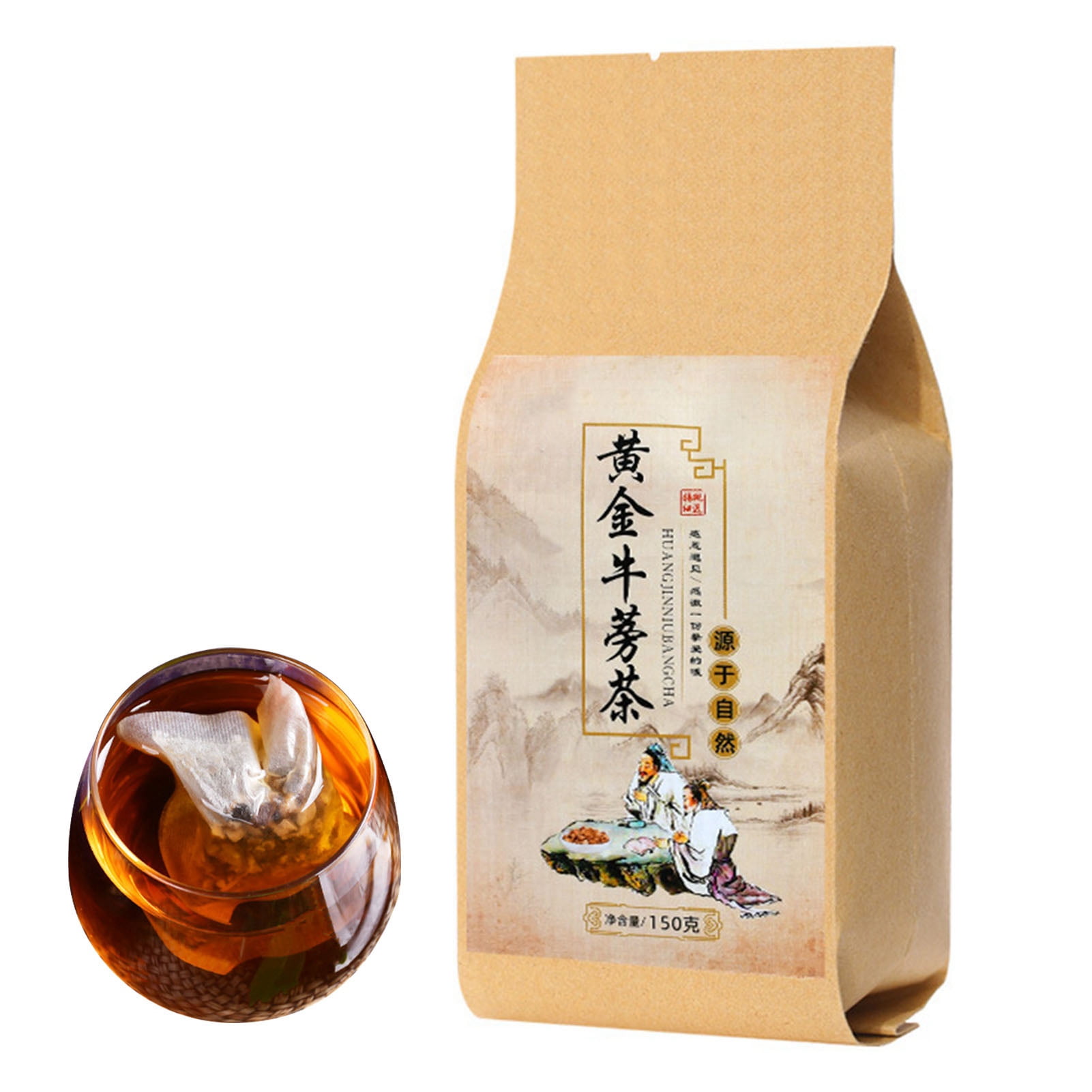Traditional Chinese Tea, 30 Bags Burdock Tea Great Gift Herbal Tea