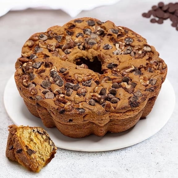 CoffeeCakes Chocolate Chip Walnut Coffee Cake, Maple Sour Cream Dessert, Fresh Baked, Kosher, No Preservatives, Serves 8–12
