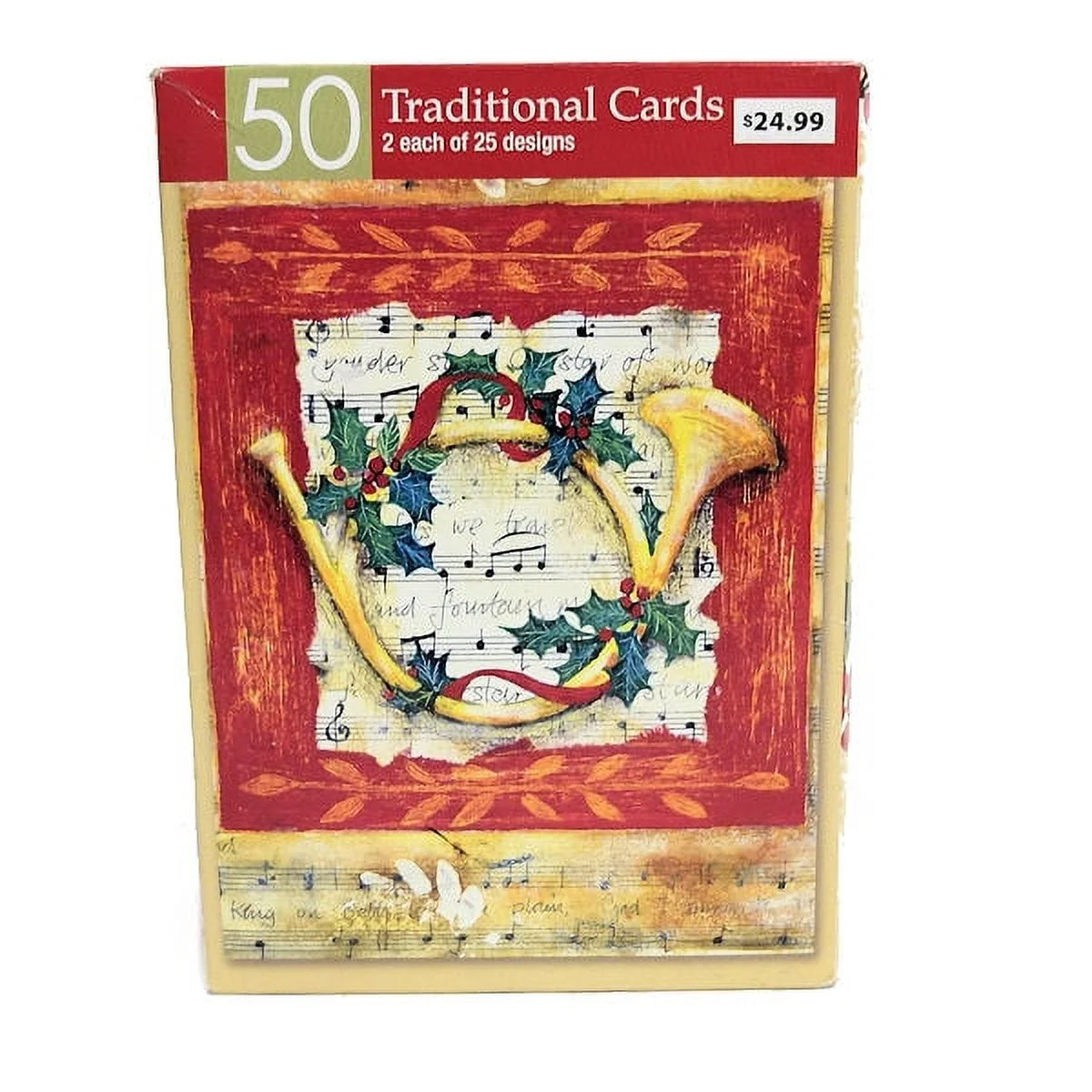 Traditional Christmas Cards 50 Christmas Boxed Cards Assortment
