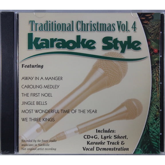 Traditional Christmas Volume 4 Daywind Christian Karaoke Style NEW CD+G 6 Songs