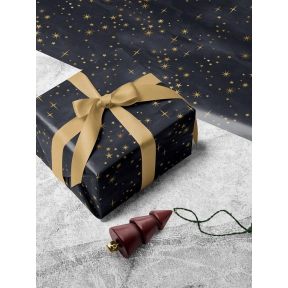 Traditional Christmas Wrapping Paper Holiday Gift Wrap Star Gift Wrap Gift Wrap Luxury Christmas Gift Wrap Seasonal Gift Wrap 58x23in