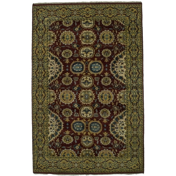 Traditional Classic Red Chobi 6X9'5 Oriental Area Rug Carpet