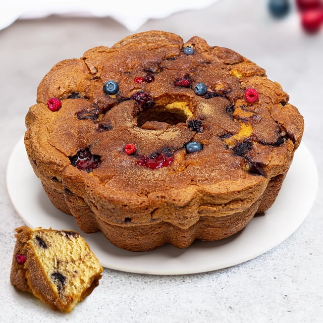 Traditional & Coffee Cake Blueberries & Cape Cod Cranberries Cake