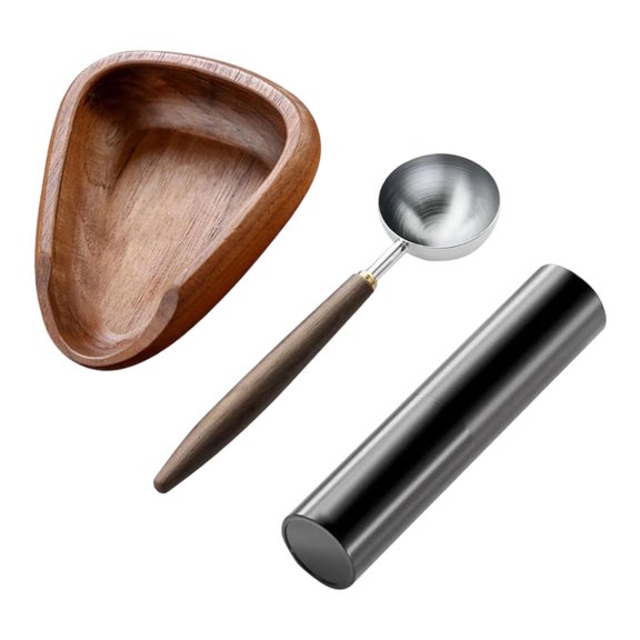 Traditional Coffee Scale Measurement Tool Home Brewing Accessories Kitchen Tool Stainless Steel Texture