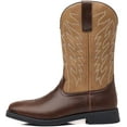 thumbnail image 1 of Traditional Country Boot Embroidered Square Toe Boots Chunky Heel Distressed Work boots, 1 of 8
