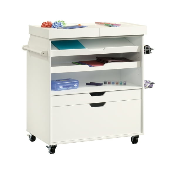 Traditional Craft Cart, White finish
