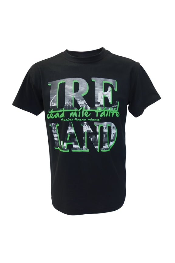 LTD Men's Ireland Black Coloured Celtick Knot T-Shirt
