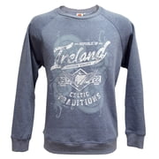 Traditional Craft Ltd Mens Denim Ireland Celtic Traditions Crew Neck Long Sleeved Sweatshirt