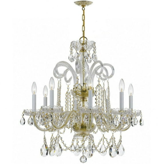 Traditional Crystal 5008-PB-CL-MWP Chandelier