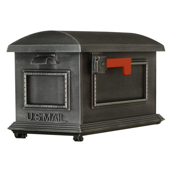 Special Lite Products SCT-1010-SW Traditional Curbside Mailbox, Swedish Silver