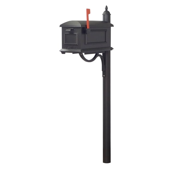 Outdoor Letter Holder Traditional Curbside Mailbox and Richland Mailbox Post