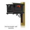 thumbnail image 1 of Traditional Curbside Mailbox with Baldwin front single mailbox mounting bracket, 1 of 4