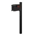 thumbnail image 1 of Special Lite Products SCT1010-SPK720-BLK Traditional Curbside Mailbox with Wellington Mailbox Post, 1 of 1
