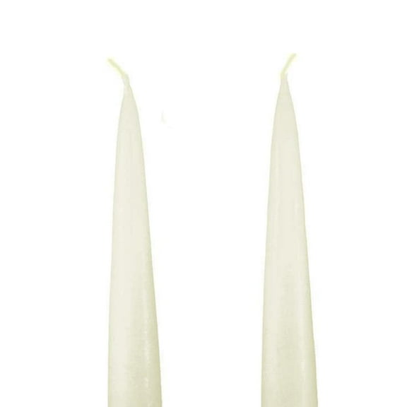 Traditional Danish Style Pointed Taper Candles - 13 Inch - Pairs