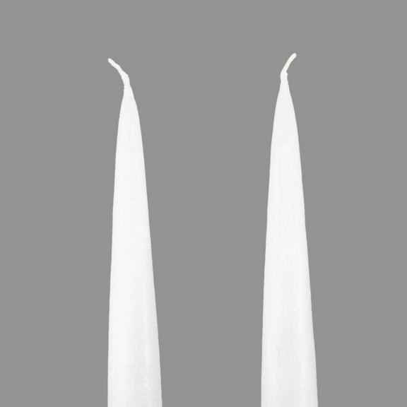 Traditional Danish Style Pointed Taper Candles - 13 Inch - Pairs