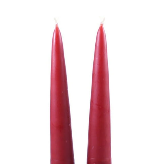 Traditional Danish Style Pointed Taper Candles - 17 Inch - Pairs