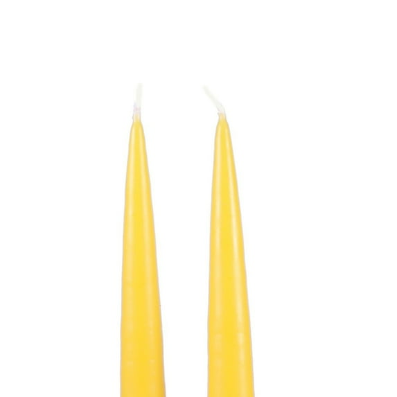 Traditional Danish Style Pointed Taper Candles - 6 Inch - Pairs