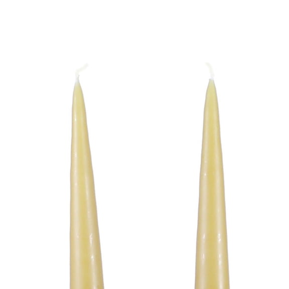 Traditional Danish Style Pointed Taper Candles - 6 Inch - Pairs