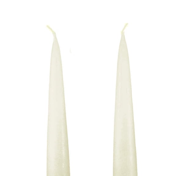 Traditional Danish Style Pointed Taper Candles - 9 Inch - Pairs