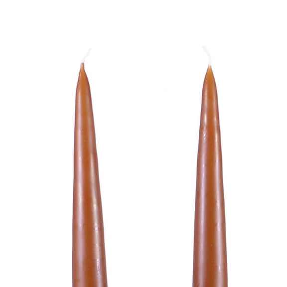 Traditional Danish Style Pointed Taper Candles - 9 Inch - Pairs