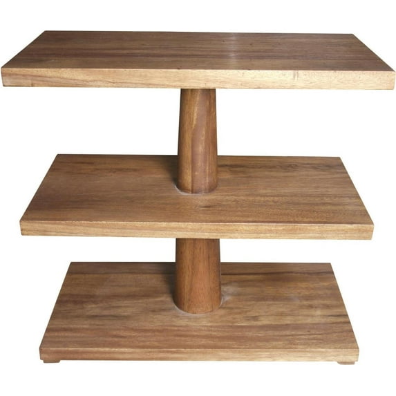 Traditional Dark Walnut Fatima Side Table