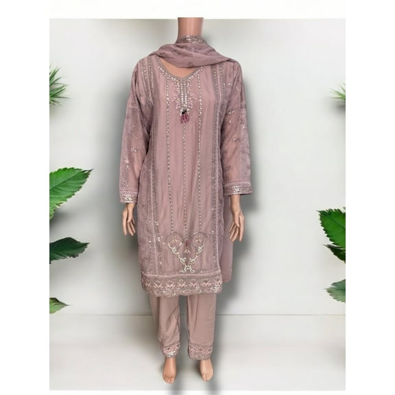 Traditional Designer Salwar Kameez Set, Cultural Wear for Women,05