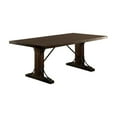 thumbnail image 1 of Traditional Dining Table, Rustic Walnut Brown, 1 of 3