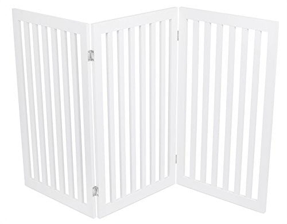 Traditional Dog Gate for Home, Doorway, Stairs 3 Panel 36in H x