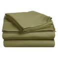 thumbnail image 1 of Traditional Egyptian Cotton 400-Thread Count Solid Deep Pocket Sheet Set, California King, Sage by Blue Nile Mills, 1 of 1