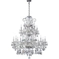 thumbnail image 1 of Traditional Eighteen Light Chandelier in Chrome Finish Bailey Street Home 183-Bel-600896, 1 of 1