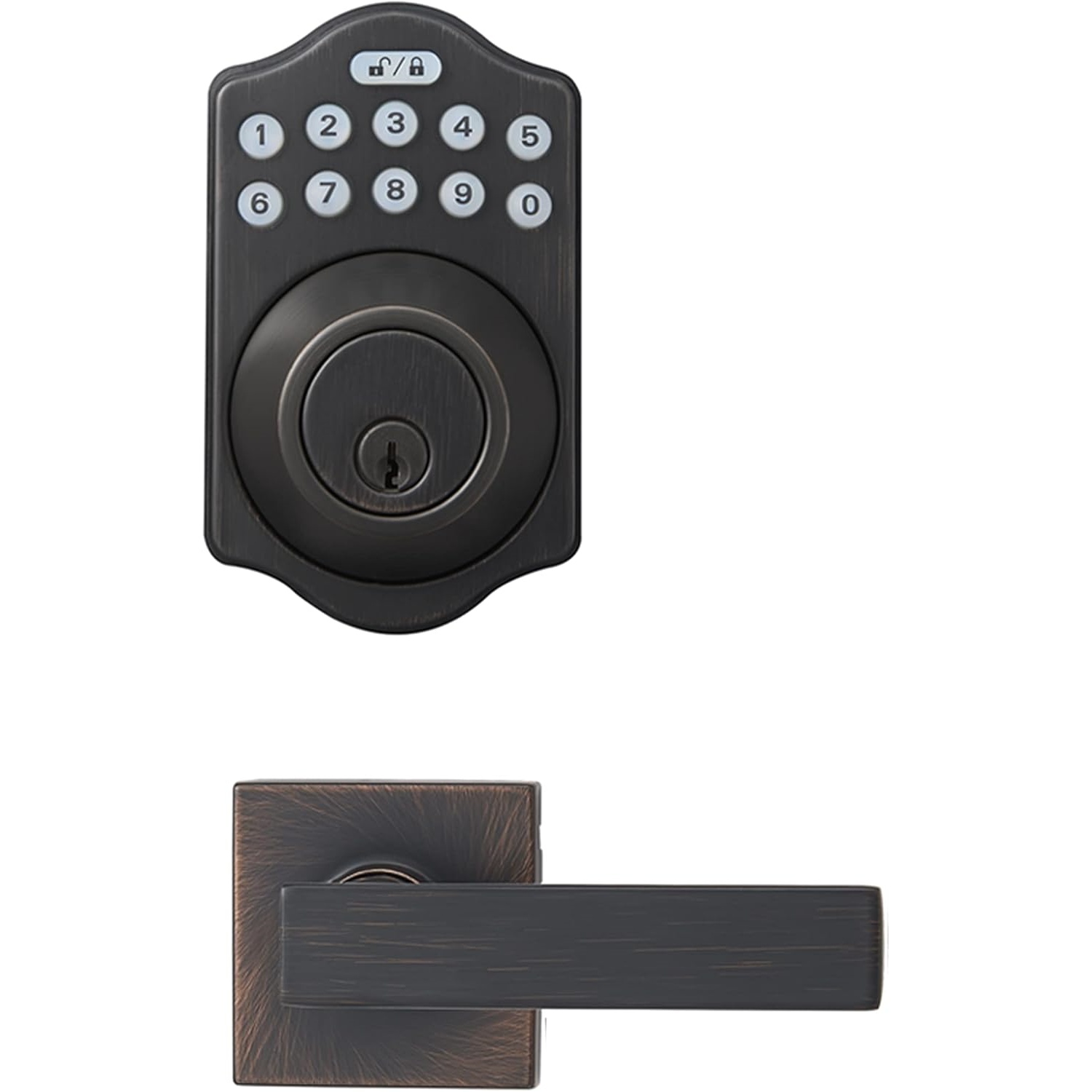 Traditional Electronic Keypad,Keyless Entry Door Lock Deadbolt with ...