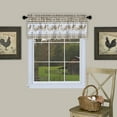 thumbnail image 1 of Traditional Elegance Barnyard Window Curtain Tier Pair and Valance Set - 58x36 - Taupe, 1 of 2